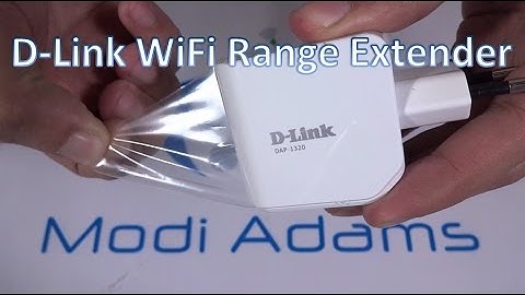 D-Link DAP-1320 Range Extender Unboxing