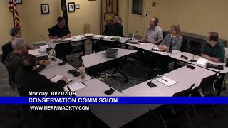 Conservation Commission: October 21, 2019