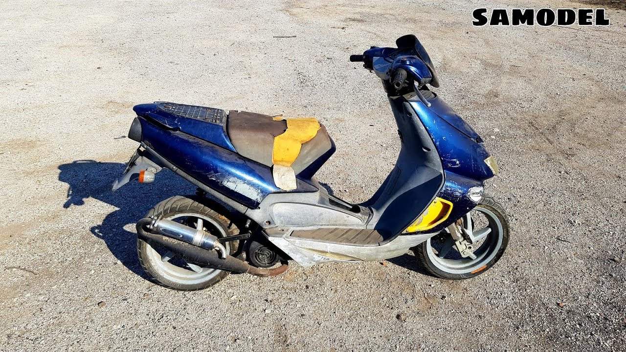 Honda Tact ab07. Скутер после зимы