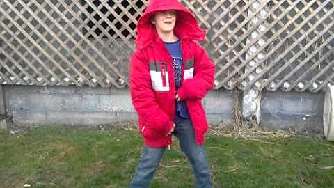 Hatin on my red coat by donny eisel