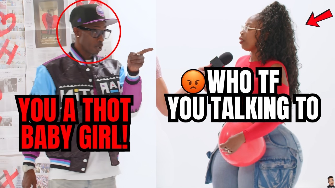 Extremely THICK Woman Rejected & Can't Handle it! | Balloon Pop Dating