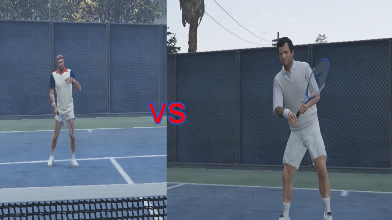 Michael vs. Trevor: Epic Tennis Showdown in GTA 5 Gameplay - YouTube