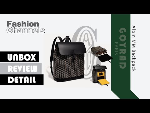 Goyard Alpin MM Backpack - Review I Unbox I Detail #shorts 