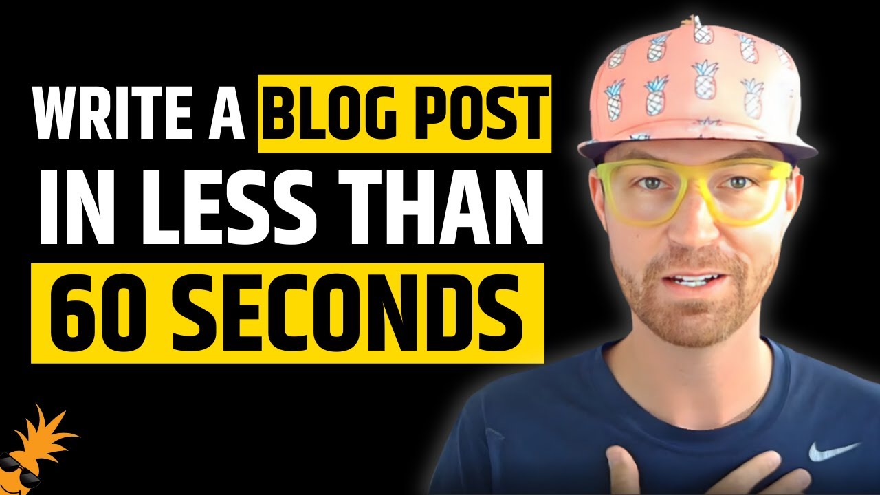 How To Write a Blog Post FAST [LESS THAN 60 SECONDS] with Jasper AI