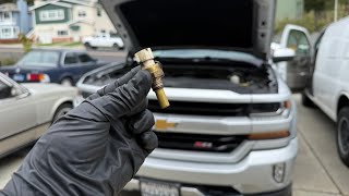 ￼how to replace coolant temperature sensor on 2019-2026 Chevrolet Silverado 1500 5.3l