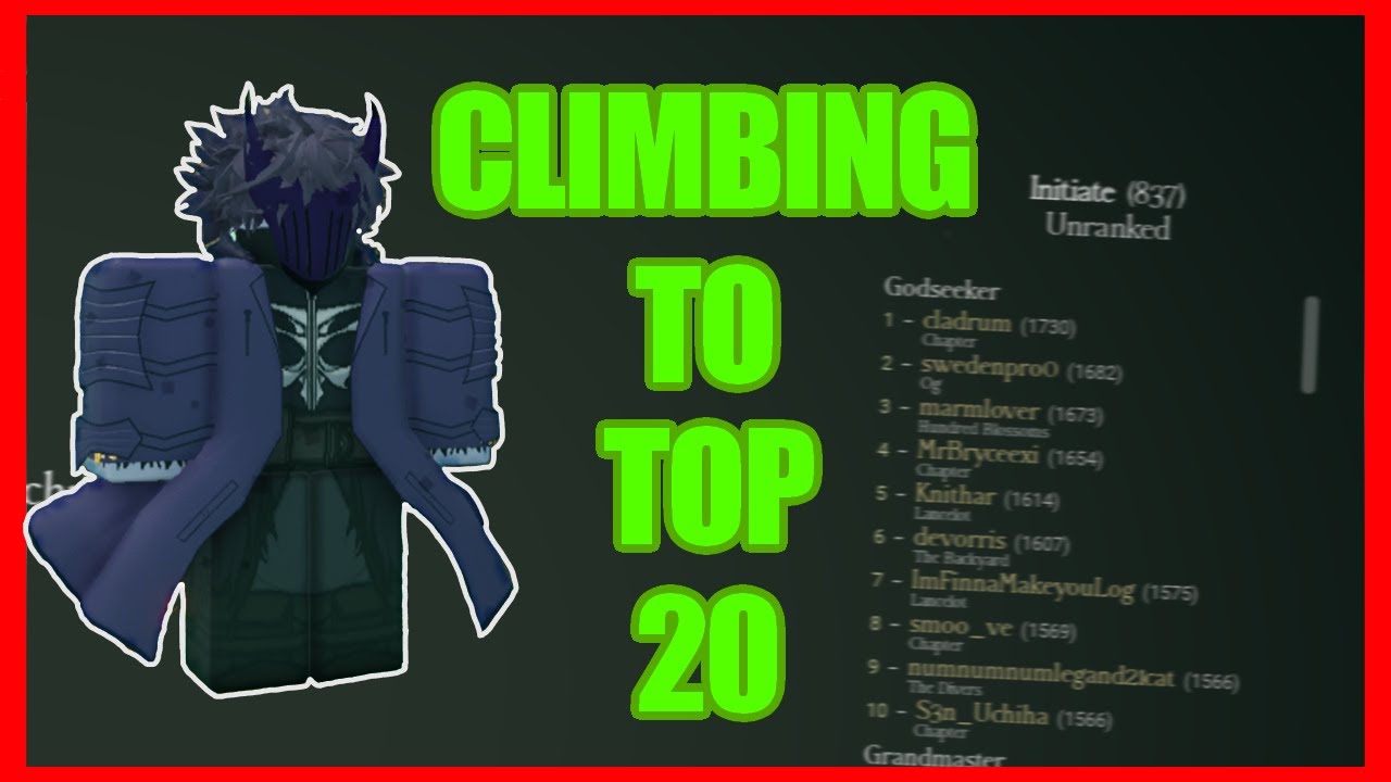 Climbing Ranked Leaderboard (FACECAM) - YouTube