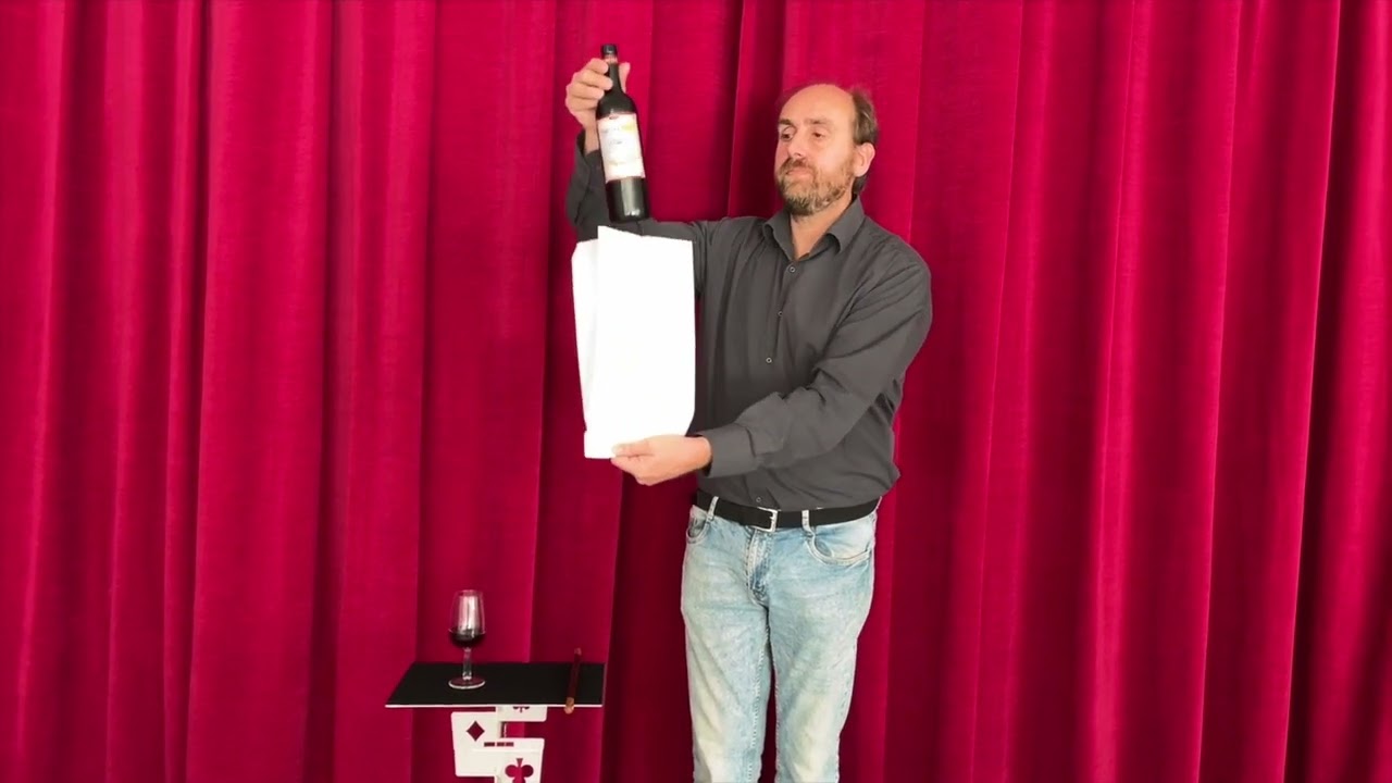 Verschwindende Weinflasche | Wein