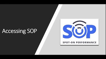 SOP Accessing SOP Video Guide