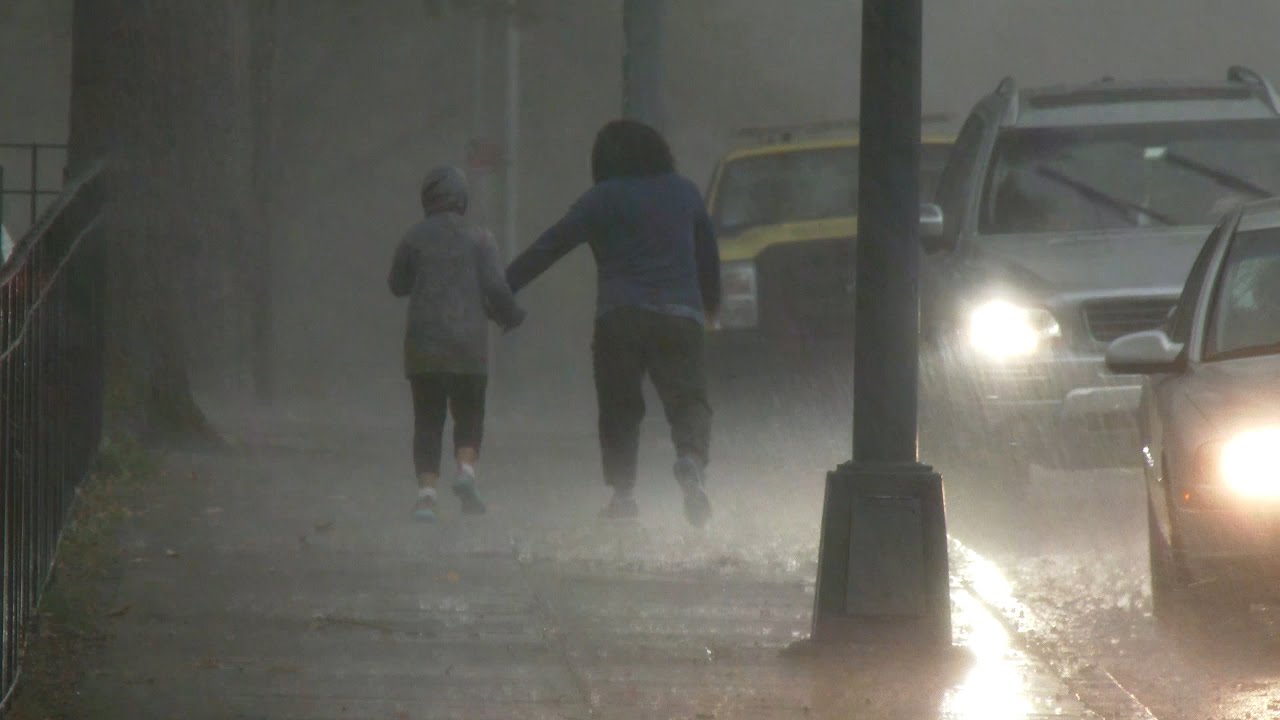NYC Strong Thunderstorms & Shelf Cloud Timelapse 10.30.2016