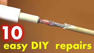 10 EASY and FAST DIY repairs you need to know!