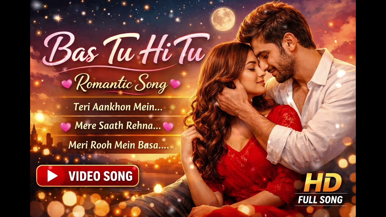 Bas Tu Hi Tu 💖 | New Romantic Hindi Song 2025 | Teri Aankhon Mein | Love Melody