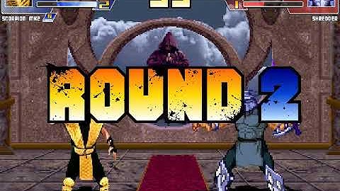 MUGEN battle #317: Scorpion vs Shredder