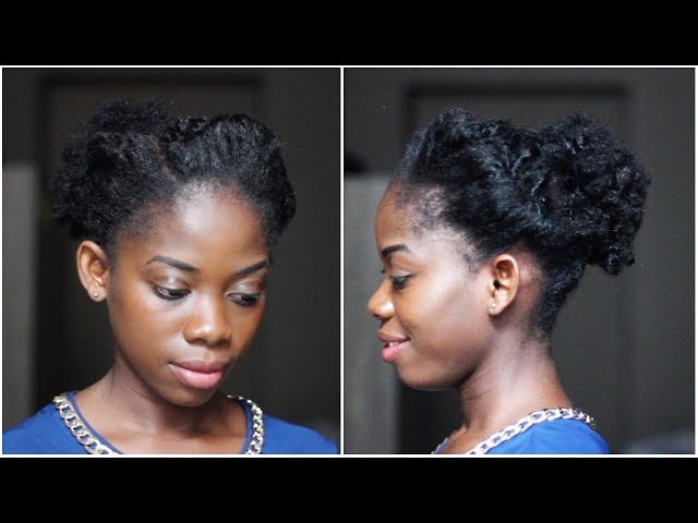 Easy Updo  Coiffure Cheveux Crépus - Ritini