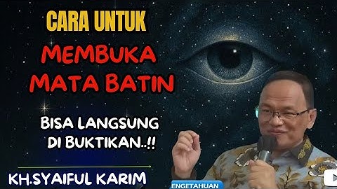 Cara untuk membuka mata batin ,bisa langsung di buktikan 🔴KH syaiful karim #tauhid #shorts 