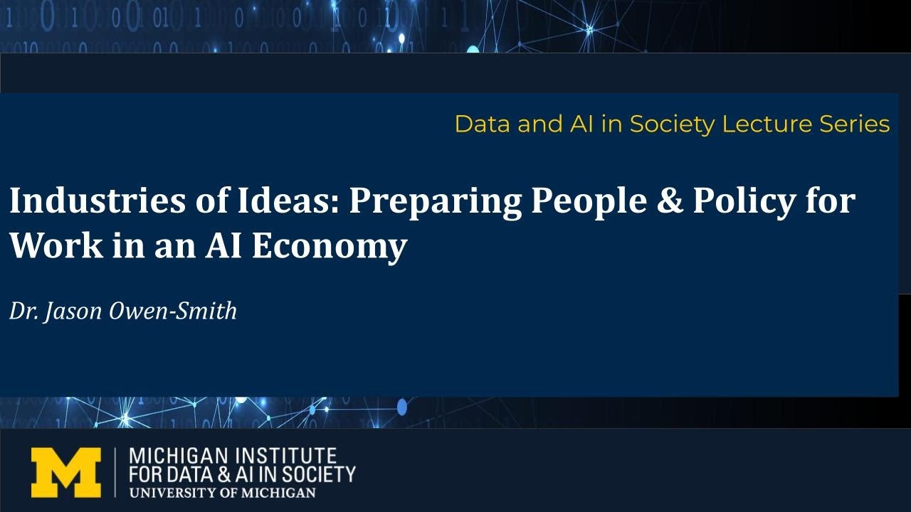 Industries of Ideas: Preparing People & Policy (...) | Jason Owen-Smith | 2025