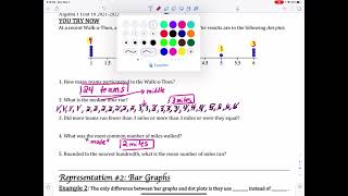 NOTES 10B Day 1 Dot Plots and Bar Graphs