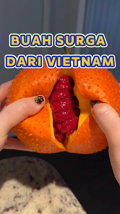 Buah GAC Buah Surga Dari Vietnam #gac #buah #fruit