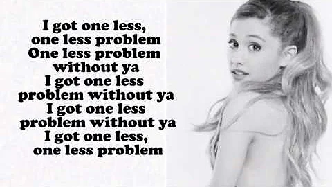 Ariana Grande ;Problem Lyrics On Screen HD