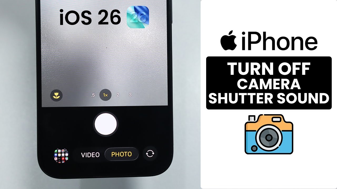 [iOS 26] How to Disable iPhone Camera Sound - Turn Off Camera Shutter ...