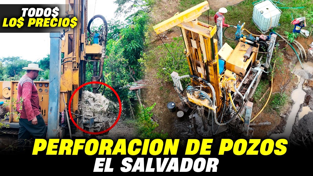 🤑PRECIOS de los POZOS PERFORADOS en EL SALVADOR💧Y sus ESTUDIOS hidrogeológico💰