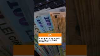PSD, PNL, USR, UDMR: Acord pentru legea salarizării