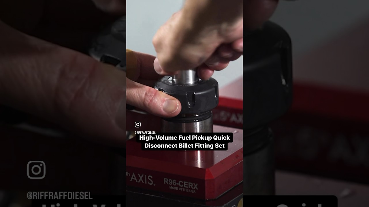 High-Volume Fuel Pickup Quick Disconnect Billet Fitting Set
