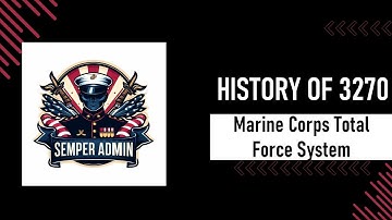 Marine Corps Total Force System: History of 3270