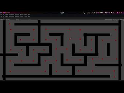 A-Star (A*) Pathfinder, Unity C# implementation - Demonstration