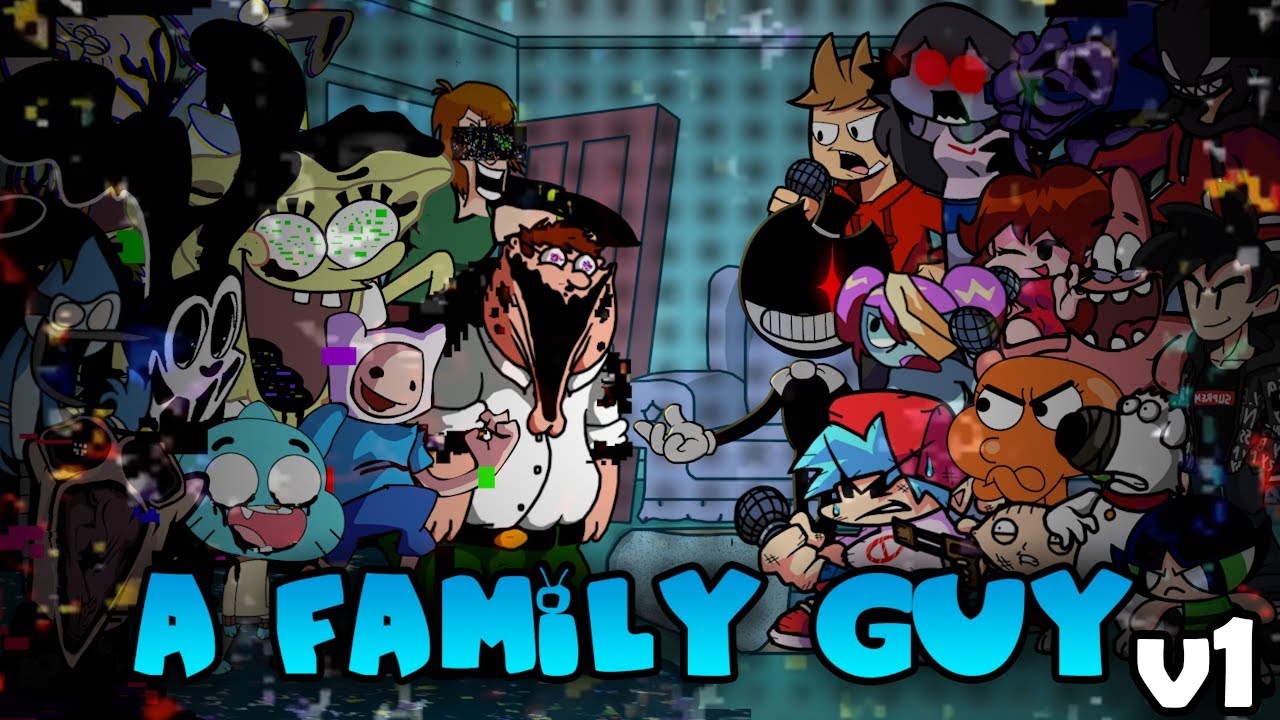 FNF A Family Guy V1  But Every Turn A Different Cover Is Used  🗣️📢🔥