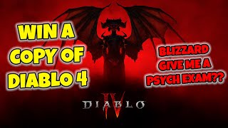 Win a copy of Diablo IV and Blizzard makes me take a psych exam to find my class (Diablo 4 Hype)