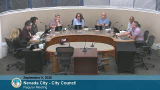 Nevada City - City Council Meeting September 9, 2026