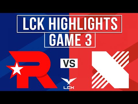 KT vs DRX Highlights Game 3 | LCK 2024 Spring | kt Rolster vs DRX