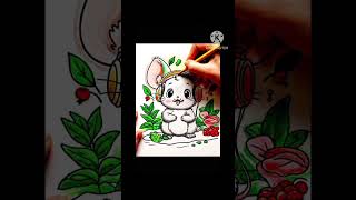 Relaxing Coloring Book Vibes | Satisfying Art in Seconds 🎨