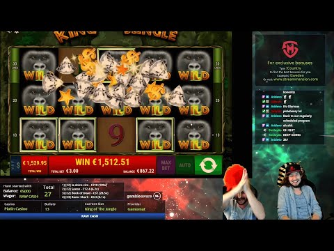 Spiele das Original King of the Jungle Online-Casino Spiel in Deutschland