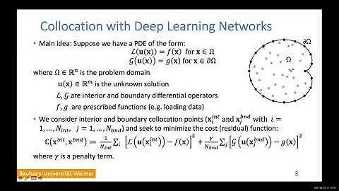 Machine learning based solutions of PDEs