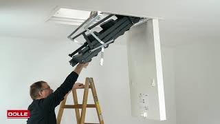 DOLLE Thermo Comfort Loft Ladder assembly video  DOLLE clickFIX 76TClle