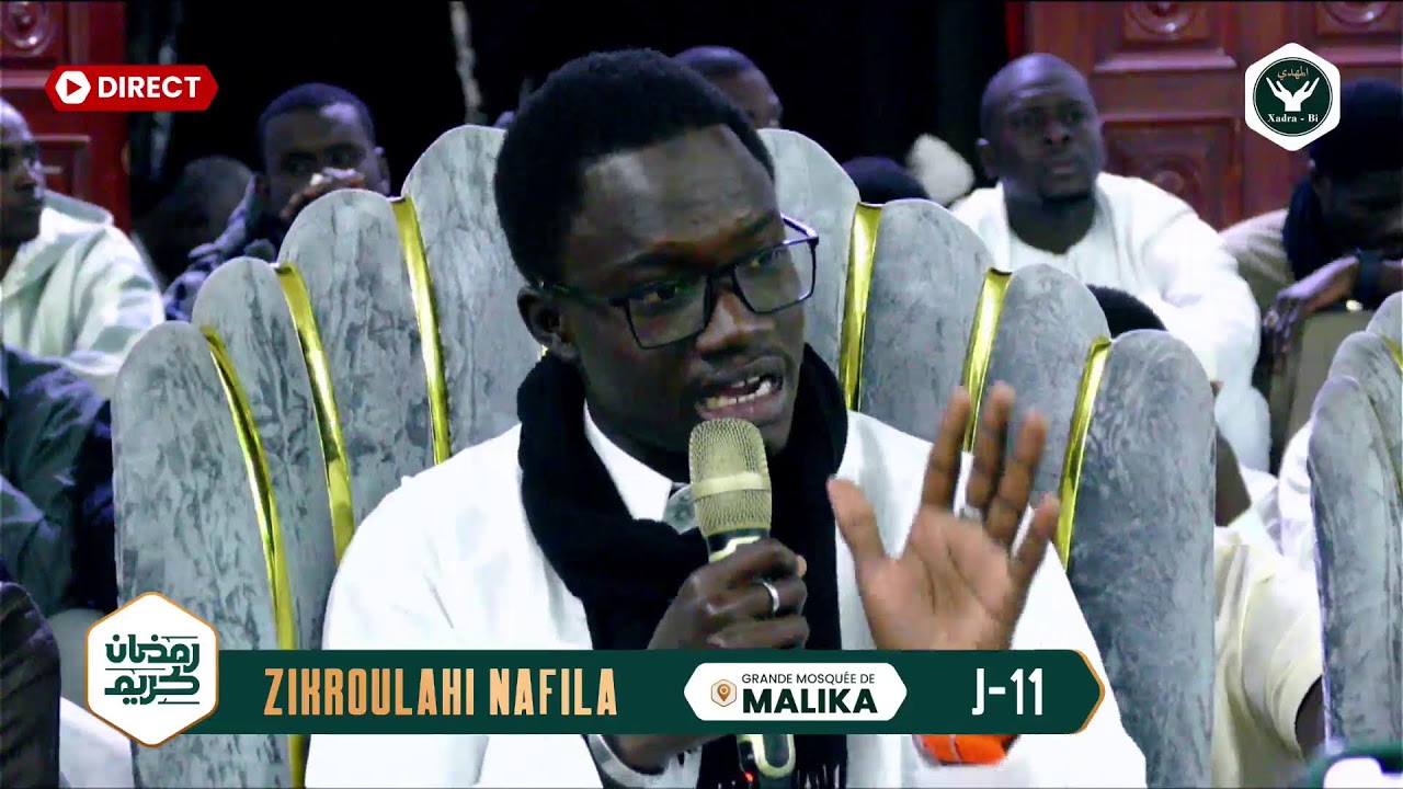 [🛑 LIVE ]: #Ramadan2026 - Zikroulahi Nafila - Grande Mosquée De Malika - Jour 11