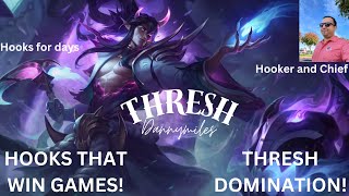 Ranked Thresh League of Legends: Best Hooks, Clutches, and Teamfights!