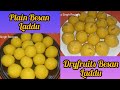 2 type of besan laddu in 1 recipe  christmas special besan laddu  plain  dryfruit besan laddu