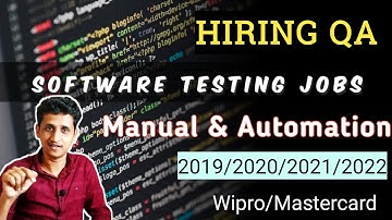 Software Testing Jobs | Manual Testing Jobs | Automation Testing Jobs | Testing Freshers Jobs | QA