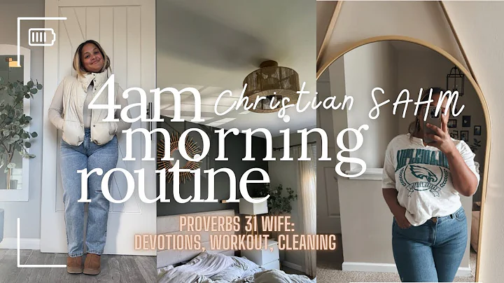 PROVERBS 31 MOM MORNING ROUTINE 4am routine that *will* inspire you to have productive mornings!