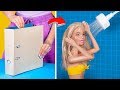 Never Too Old For Dolls / 7 DIY Barbie Furniture Out Of School Supplies