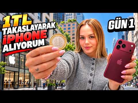 TRADING 1 TL FOR AN IPHONE 18 ! DAY 1 !? | Gamze Karta