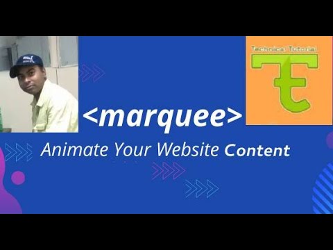 Marquee tag in html | Animation in html | Marquee all attributes in ...