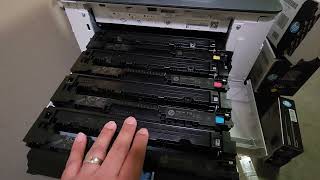 HP 218A Toner Cartridge Installation Tutorial | HP Color Laserjet Pro MFP 3301