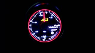 52/60mm Angel Ring/ Simple Function/ Smoke Lens Gauge Series with Warning