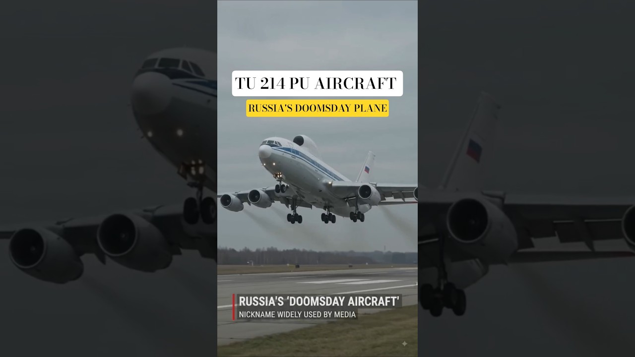 🇷🇺Russian Tu 214PU | Doomsday Plane |Explained in 3 Minutes | Flying Nuclear Command Center⚠️#russia