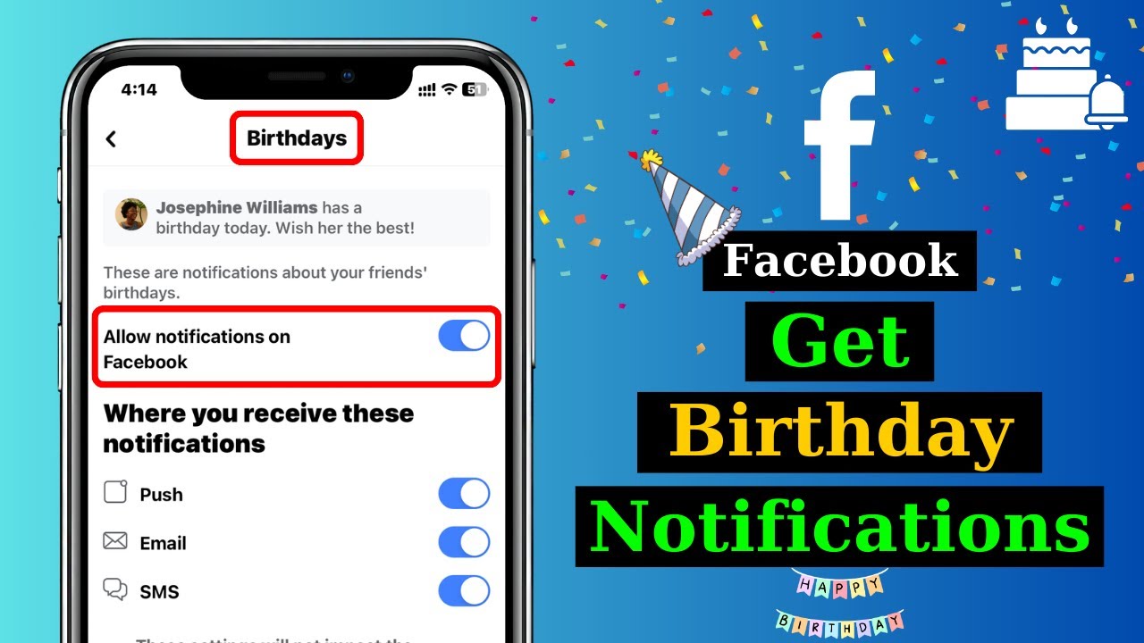 How To Get Birthday Notifications on Facebook | How To Enable Birthday Notification on Facebook