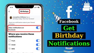 How To Get Birthday Notifications on Facebook | How To Enable Birthday Notification on Facebook by Sky Tech Studio 31 views 2 weeks ago 1 minute, 46 seconds