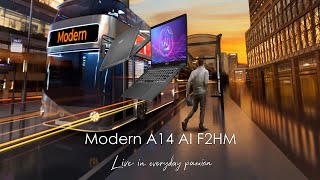 Modern A14 AI F2HM —Live in Everyday Passion | MSI